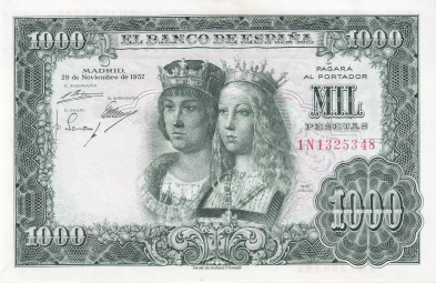 Billete 1957
