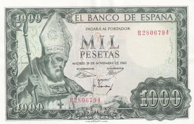 Billete 1965
